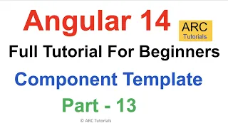 Angular 14 Tutorial For Beginners #13 - Angular Component Template | Angular 14 Tutorial