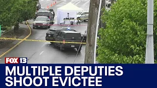 Man shot by deputies during high-risk eviction call | FOX 13 Seattle