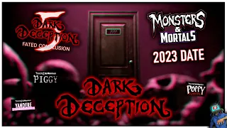 Dark Deception Chapter 5 2023 Release Titles, Monsters & Mortals DLCs & More (Dark Deception News)