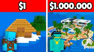 Isla de RICO vs Isla de POBRE en Minecraft!