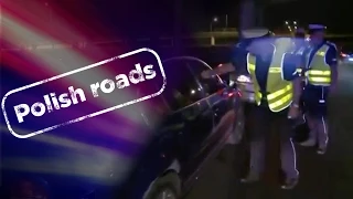 Drunk driver falls asleep in his vehicle on a motorway - Polish roads
