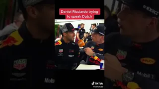 Daniel Ricciardo Trying To Speak Dutch