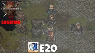 Battle Brothers - E20 A Dead Donkey - Legends Mod Solo Crusader!