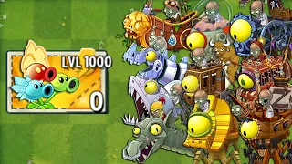 Team Pea Plants LEVEL 1000 Power-Up! in Plants vs Zombies 2