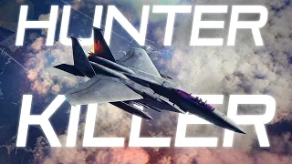 HUNTER KILLER | F-15 Eagle Vs 2x Su-27 Flanker | INTERCEPT | Digital Combat Simulator | DCS |