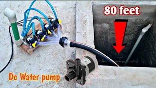 Experiment on Four DC water pumps to creat the most powerful 12V pump #technology