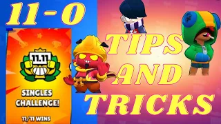 11-0 SINGLES CHALLENGE ULTIMATE GUIDE! HOW TO BEAT THE SINGLES CHALLENGE! | BRAWL STARS