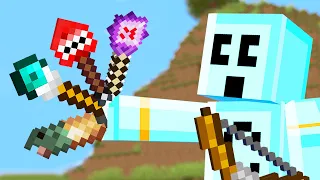 Minecraft but there's Custom Arrows