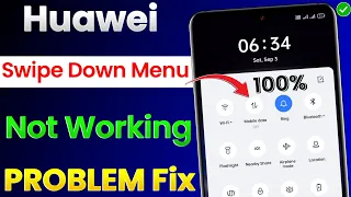 Huawei Mobile Swipe Down Menu Not Working Problem Solve | Huawei Notification Bar Not Working Fix