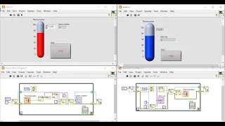 LabVIEW | Sending Sensors Data over TCP protocol | Client and Server VI