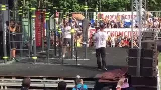 2 место - Daniels Laizans  - 2 выход Street Workout Freestyle World Championship 2016