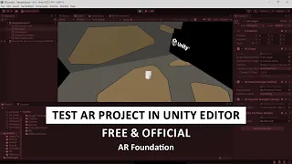 XR Simulation to Test AR Project in Unity Editor - AR Foundation 5 Unity 2023