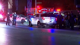 HPD: 2 officers injured in crash with DWI suspect