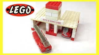 Vintage Lego set 308 Fire Station from 1957! (German, Rare)