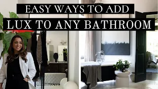 HOW TO CREATE A LUXURY LOOK ON A BUDGET | BATHROOM TIPS+ TRICKS | HOME DECOR | HOUSE OF VALENTINA