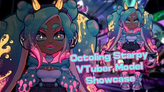 【Live2D VTuber Model Showcase】Octoling Starpy - Night Edition!