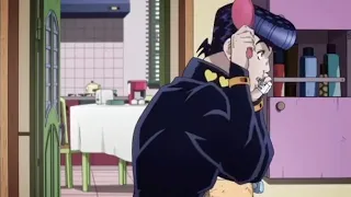 Josuke insults his own hair