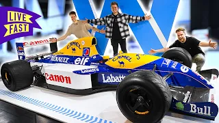 We Visit a PRIVATE Formula 1 Williams Collection!