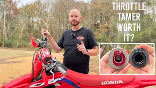 Throttle tamer install and review 2023 Honda CRF250RX