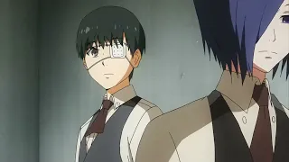 Touka catches Kaneki Staring 👀 | Tokyo ghoul EP 9