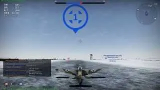 War Thunder. Аварийная посадка без руля высоты и хвоста на BF-109F-4