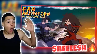 MADARA VS ITACHI | Fan Animation REACTION!!