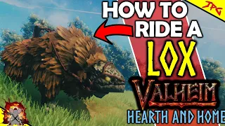 HOW To Ride A Lox In Valheim - Hearth And Home Update Guide