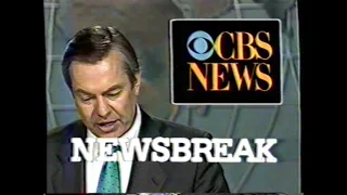11/5/1985 CBS Newsbreak "Bill Kurtis" "Floods In Virginia"