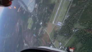 Cessna 172 spin entry