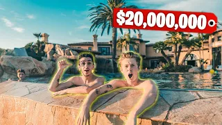 This Mansion Has a BACKYARD WATERPARK! (Richest Kid In America)