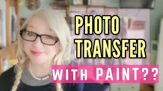 Print your INKJET PHOTO on ANY SURFACE with inexpensive acrylic paints