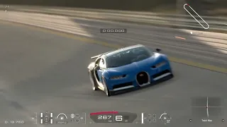 Gran Turismo 7: Chiron does 296mph at 1800hp! (no nitrous)