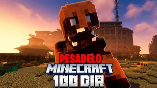 SOBREVIVI 100 DIAS EM UM PESADELO NO MINECRAFT