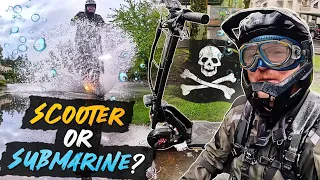 $4,000 Electric Scooter UNDERWATER! Learn How To Waterproof Your E-bike or Scooter + Tips and More!