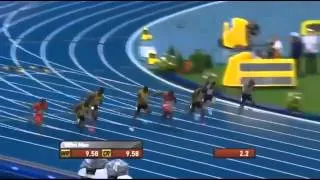 Usain Bolt wins men's 100m final at IAAF World Athletics Championships in Moscow - 9,78