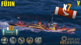 Fūjin 7 Kills & 260k Damage | World of Warships Gameplay
