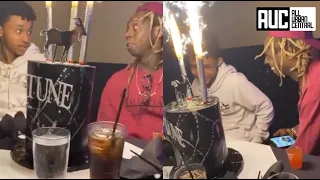 Lil Wayne Surprises Him And Lauren London Son Kameron Carter With A Birthday Dinner In Miami