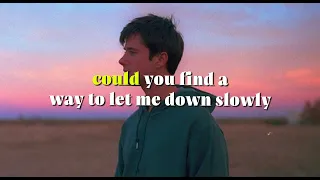 Let me Downlight slowly lyric video