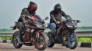 Yamaha R3 Vs Kawasaki Zx25R | Yamaha Fanboys Ko Bahut Ummid Thi Isse😂