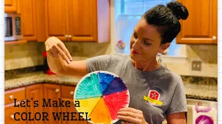 🎨 HOW TO MAKE A COLOR WHEEL | PRIMARY | SECONDARY COLORS | ART LESSON ACTIVITY easy | pre K