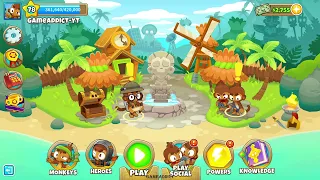 Bloons Tower Defense 6 | Off The Coast | Easy - Standard | Primary Only | Deflation | No Lives Lost