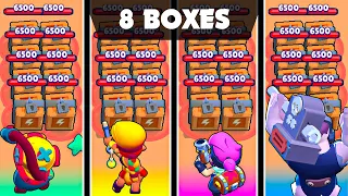 The BEST attack to broke 8 BOXES | With and Without SUPER | Brawl Stars