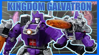 KINGDOM GALVATRON - Transformers War For Cybertron Kingdom/Legacy Leader Class Galvatron Toy Review