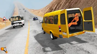 МАРШРУТКА БЕЗ ТОРМОЗОВ! ПАССАЖИРЫ В ПАНИКЕ | BeamNG.drive