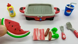 Let’s Make Miniature Kitchen Set And Food With Polymer Clay | EASY CLAY DIY