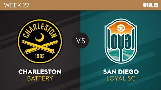 Charleston Battery v San Diego Loyal SC: September 9, 2023