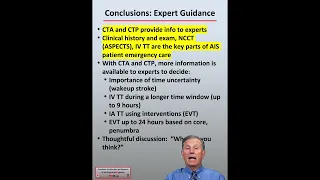 Expert Guidance for ED Physicians: CTA & CTP Neuroimaging in Acute Ischemic Stroke Patients 61