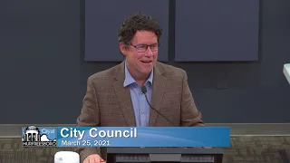 City Council  - March 25, 2021