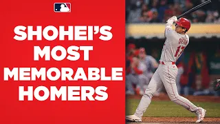 Relive some of Shohei Ohtani's most memorable homers so far! (He now has 100 career homers!)