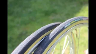 Установка велотрубок/Tubular tire gluing (SEW UP)